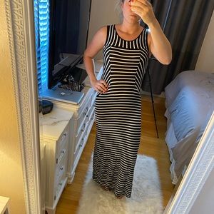 Striped maxi dress